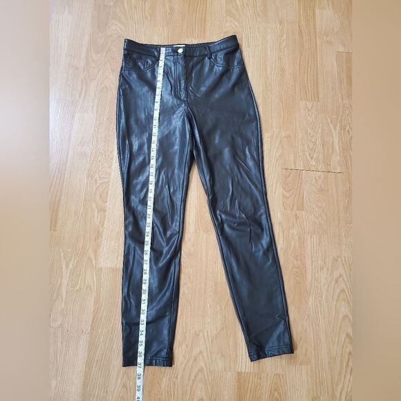 Wilfred Free High-Waist Vegan Leather Pants sz 6=28×27 - Picture 12 of 13